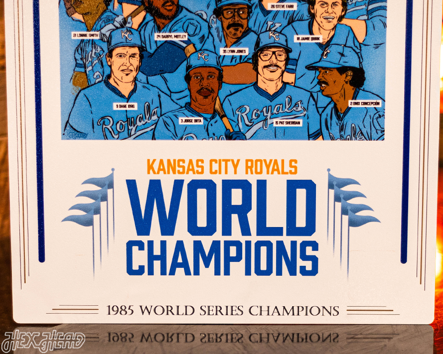 Kansas City Royals 1985 40TH Anniversary WORLD SERIES Front Page