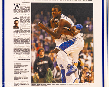The Courier-Journal Kentucky Wildcats 2012 Basketball National Champions Front Page - APRIL 3, 2012