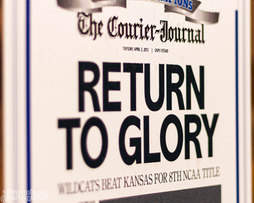 The Courier-Journal Kentucky Wildcats 2012 Basketball National Champions Front Page - APRIL 3, 2012
