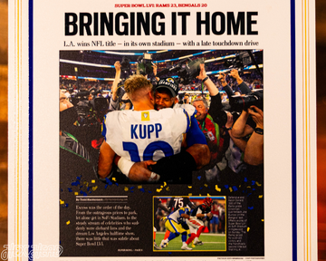 Daily News Los Angeles Rams LVI SUPER BOWL Front Page - FEB 14, 2022