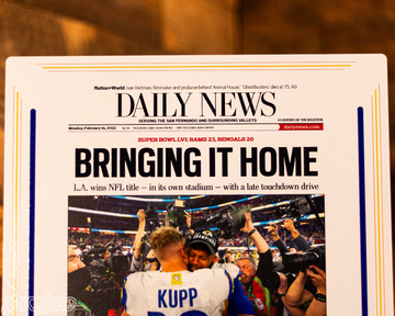 Daily News Los Angeles Rams LVI SUPER BOWL Front Page - FEB 14, 2022