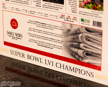 Daily News Los Angeles Rams LVI SUPER BOWL Front Page - FEB 14, 2022