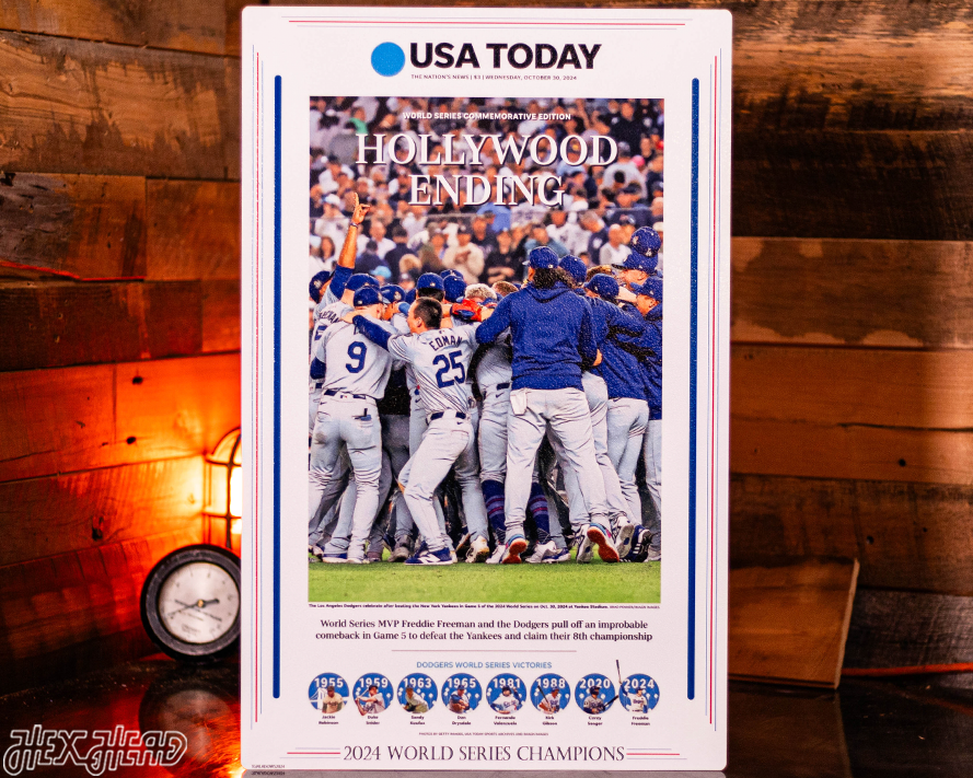 USA Today Dodgers 2024 WORLD SERIES Front Page - OCT 30, 2024