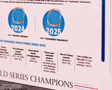 USA Today Dodgers 2025 WORLD SERIES Front Page - NOV 1, 2025