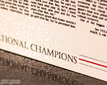 The Courier-Journal Louisville Cardinals 1980 Basketball National Champions Front Page - MAR 25, 1980