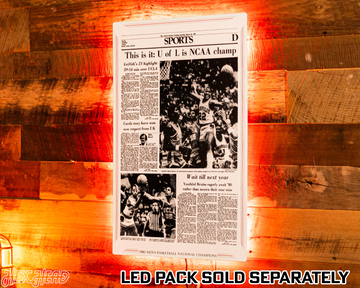 The Courier-Journal Louisville Cardinals 1980 Basketball National Champions Front Page - MAR 25, 1980