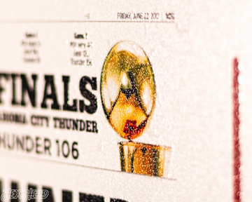 Miami Herald Heat 2012 NBA FINALS Front Page - JUNE 22, 2012