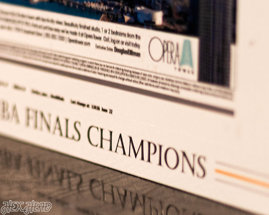 Miami Herald Heat 2012 NBA FINALS Front Page - JUNE 22, 2012