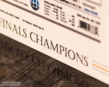 Miami Herald Heat 2013 NBA FINALS Front Page - JUNE 21, 2013