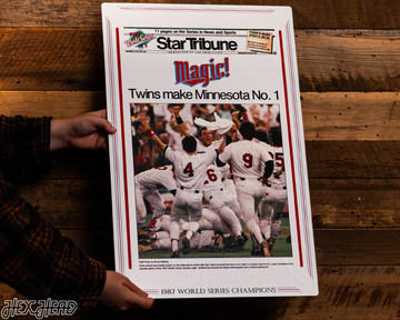 Star Tribune Minnesota Twins 1987 WORLD SERIES Front Page - OCT 26, 1987