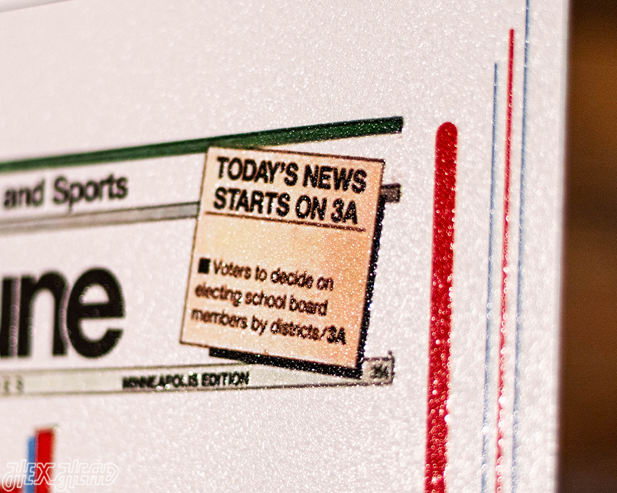 Star Tribune Minnesota Twins 1987 WORLD SERIES Front Page - OCT 26, 1987