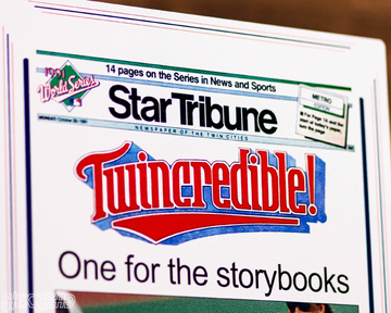 Star Tribune Minnesota Twins 1991 WORLD SERIES Front Page - OCT 28, 1991