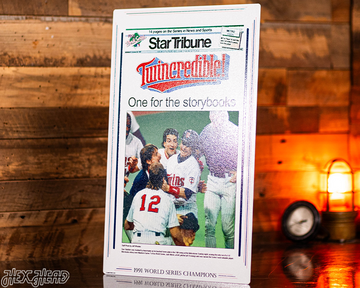 Star Tribune Minnesota Twins 1991 WORLD SERIES Front Page - OCT 28, 1991