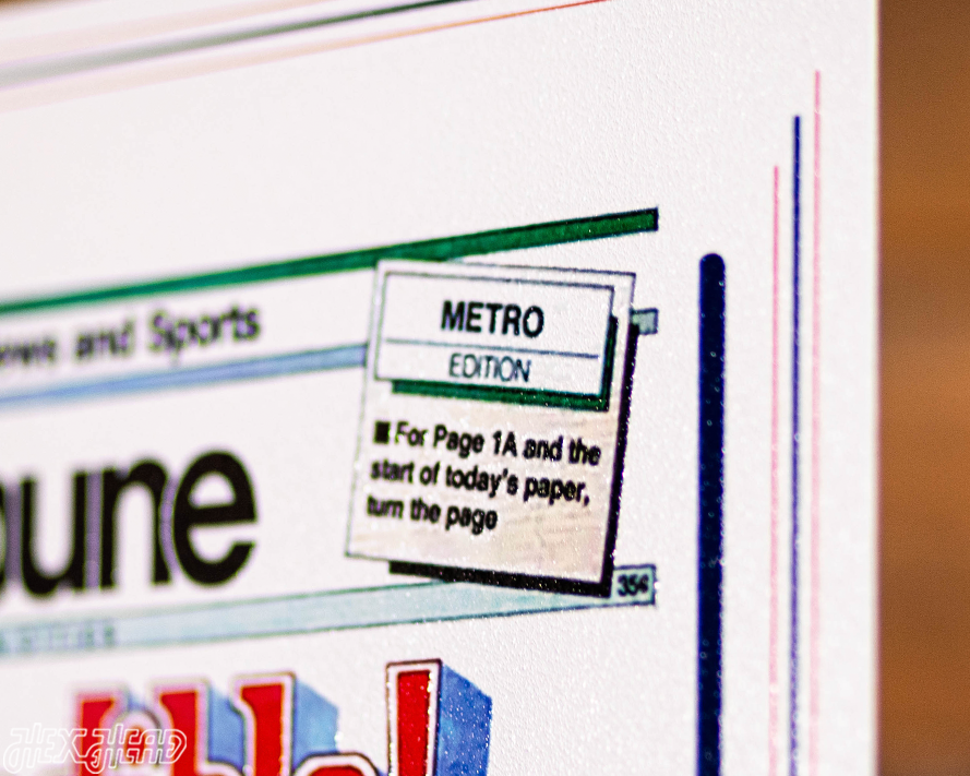 Star Tribune Minnesota Twins 1991 WORLD SERIES Front Page - OCT 28, 1991