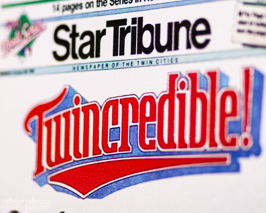 Star Tribune Minnesota Twins 1991 WORLD SERIES Front Page - OCT 28, 1991