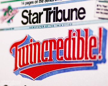 Star Tribune Minnesota Twins 1991 WORLD SERIES Front Page - OCT 28, 1991