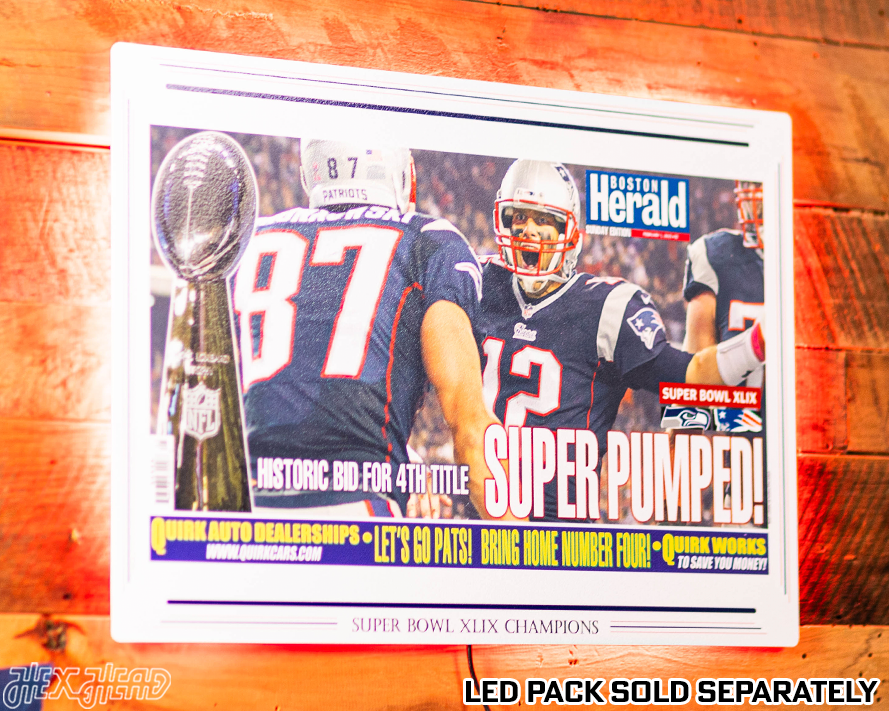 Boston Herald New England Patriots 2015 Super Bowl Front Page - FEB 1, 2015