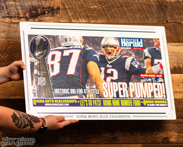 Boston Herald New England Patriots 2015 Super Bowl Front Page - FEB 1, 2015