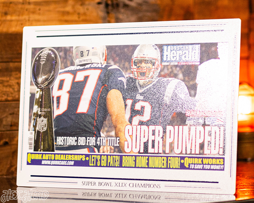 Boston Herald New England Patriots 2015 Super Bowl Front Page - FEB 1, 2015