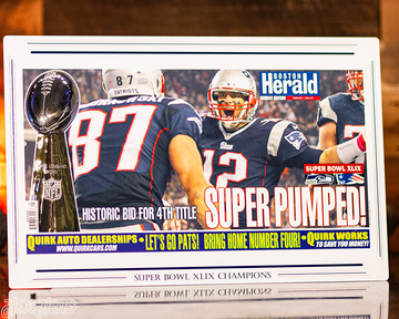 Boston Herald New England Patriots 2015 Super Bowl Front Page - FEB 1, 2015