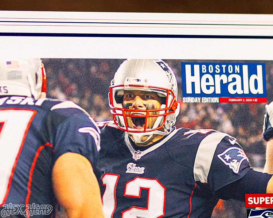 Boston Herald New England Patriots 2015 Super Bowl Front Page - FEB 1, 2015