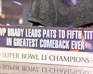 Boston Herald New England Patriots 2017 Super Bowl Front Page - FEB 6, 2017