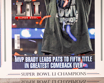 Boston Herald New England Patriots 2017 Super Bowl Front Page - FEB 6, 2017