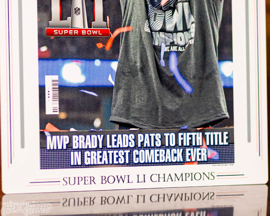 Boston Herald New England Patriots 2017 Super Bowl Front Page - FEB 6, 2017