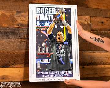 Boston Herald New England Patriots 2017 Super Bowl Front Page - FEB 6, 2017