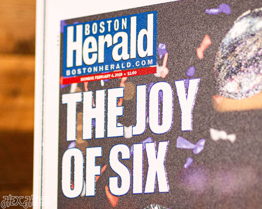 Boston Herald New England Patriots 2019 Super Bowl Front Page - FEB 4, 2019