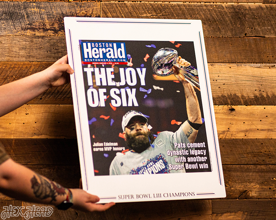 Boston Herald New England Patriots 2019 Super Bowl Front Page - FEB 4, 2019
