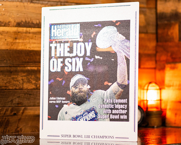 Boston Herald New England Patriots 2019 Super Bowl Front Page - FEB 4, 2019