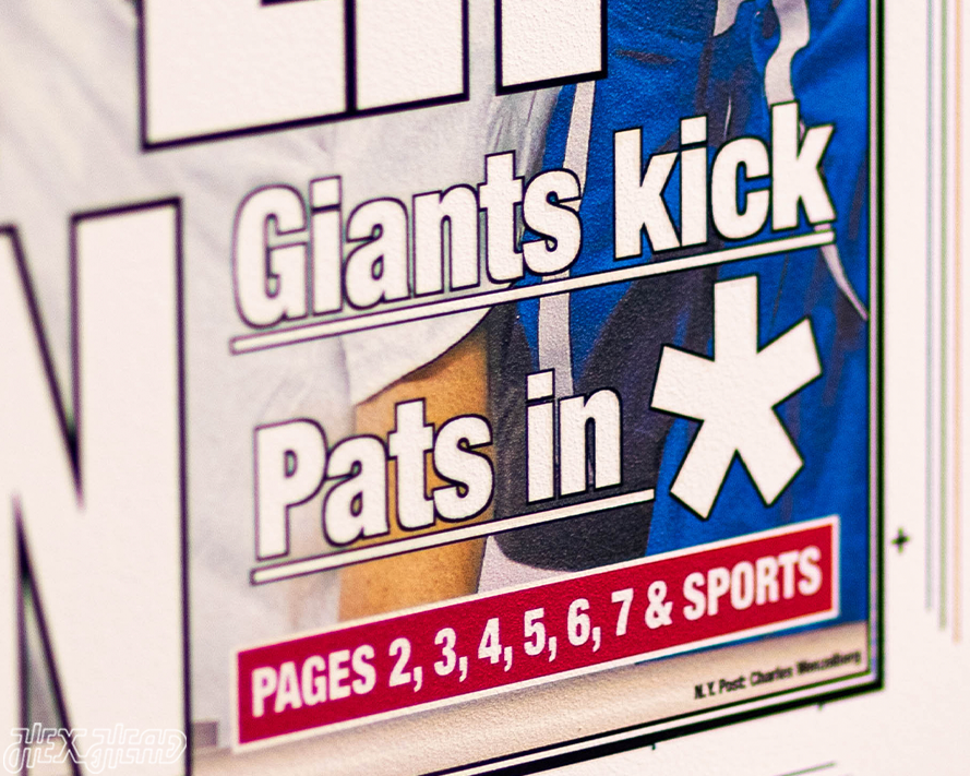 New York Post Giants 2008 Super Bowl Front Page - FEB 4, 2008