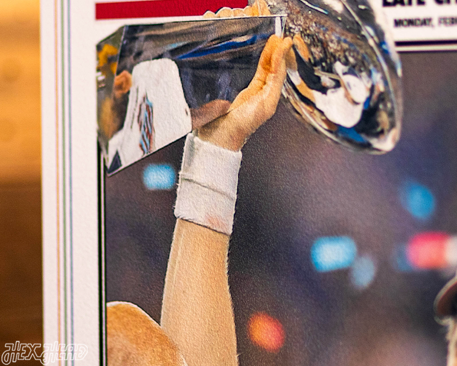 New York Post Giants 2008 Super Bowl Front Page - FEB 4, 2008