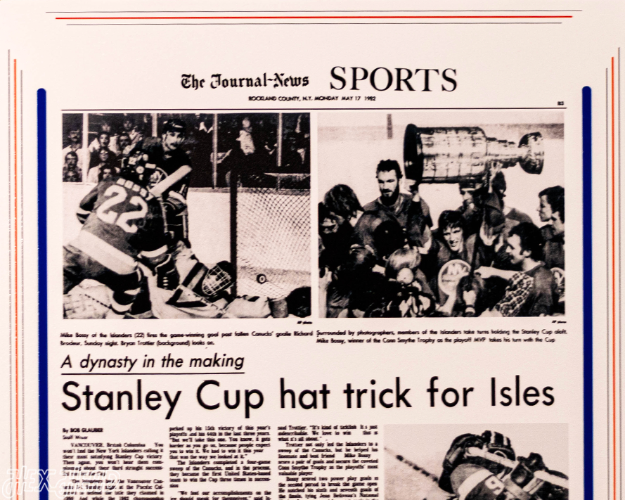 The Journal News Islanders 1982 STANLEY CUP Front Page - MAY 17, 1982