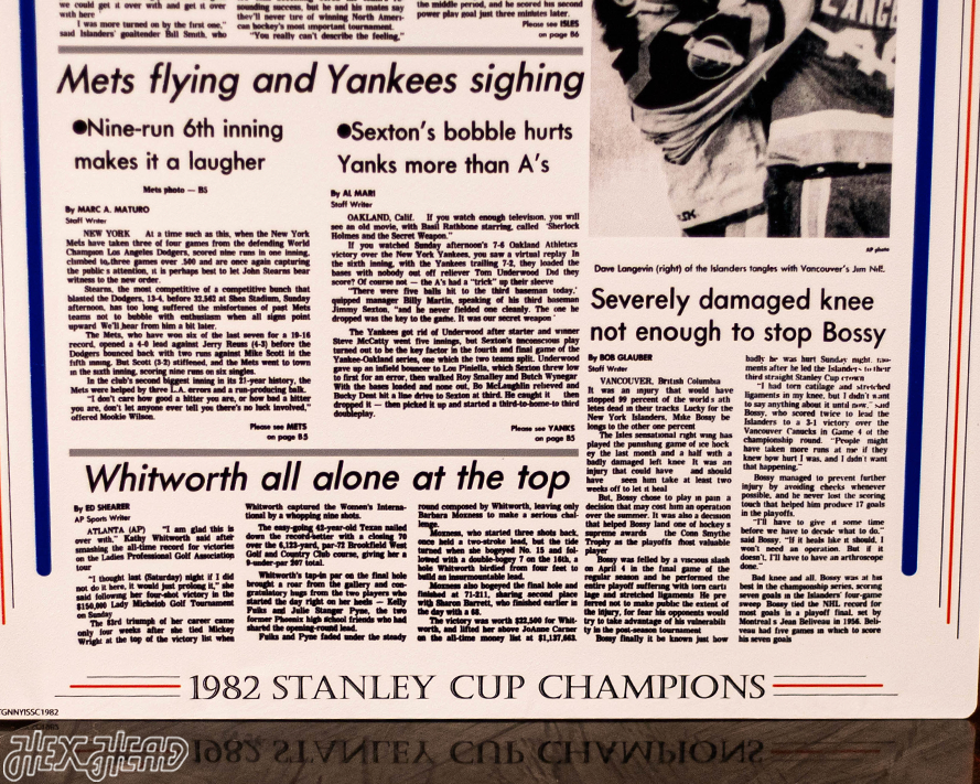 The Journal News Islanders 1982 STANLEY CUP Front Page - MAY 17, 1982