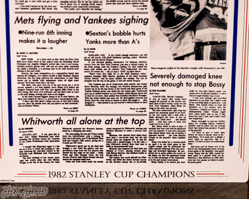 The Journal News Islanders 1982 STANLEY CUP Front Page - MAY 17, 1982