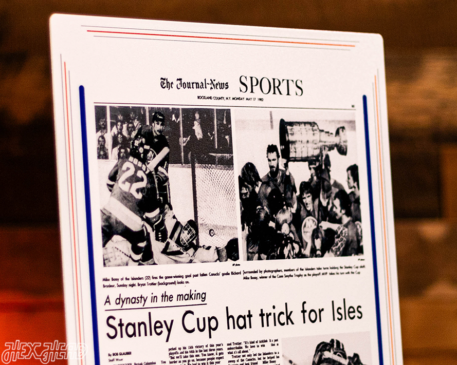 The Journal News Islanders 1982 STANLEY CUP Front Page - MAY 17, 1982