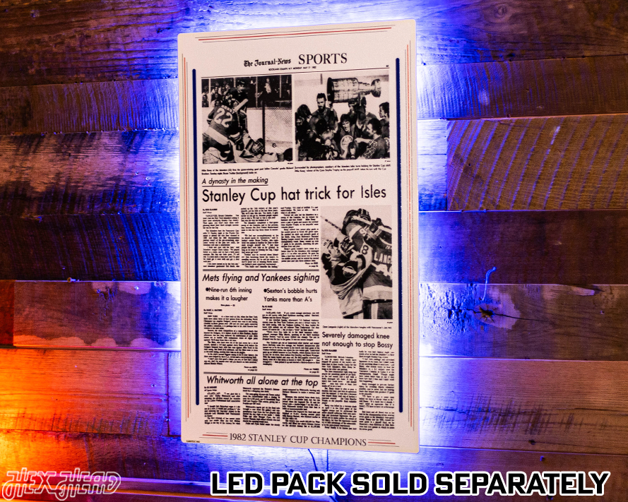 The Journal News Islanders 1982 STANLEY CUP Front Page - MAY 17, 1982