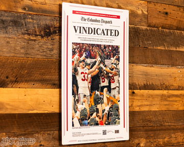 Columbus Dispatch Ohio State 2024 Football National Champions Front Page - JAN 22, 2024