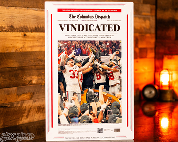 Columbus Dispatch Ohio State 2024 Football National Champions Front Page - JAN 22, 2024