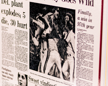 Philadelphia Inquirer Phillies 1980 WORLD SERIES Front Page - OCT 22, 1980