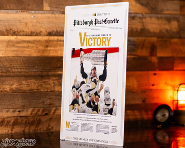 Pittsburgh Post-Gazette Penguins 2009 STANLEY CUP Front Page - JUNE 13, 2009