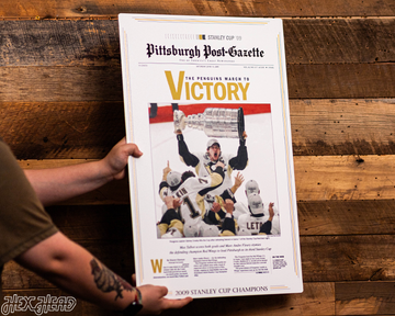 Pittsburgh Post-Gazette Penguins 2009 STANLEY CUP Front Page - JUNE 13, 2009