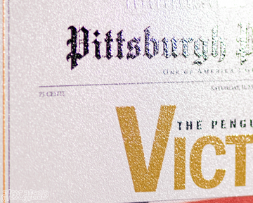 Pittsburgh Post-Gazette Penguins 2009 STANLEY CUP Front Page - JUNE 13, 2009