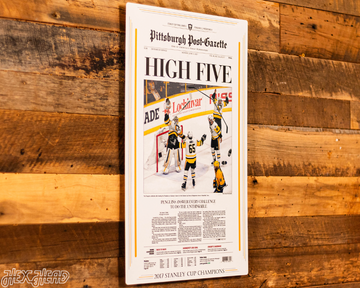 Pittsburgh Post-Gazette Penguins 2017 STANLEY CUP Front Page - JUNE 12, 2017