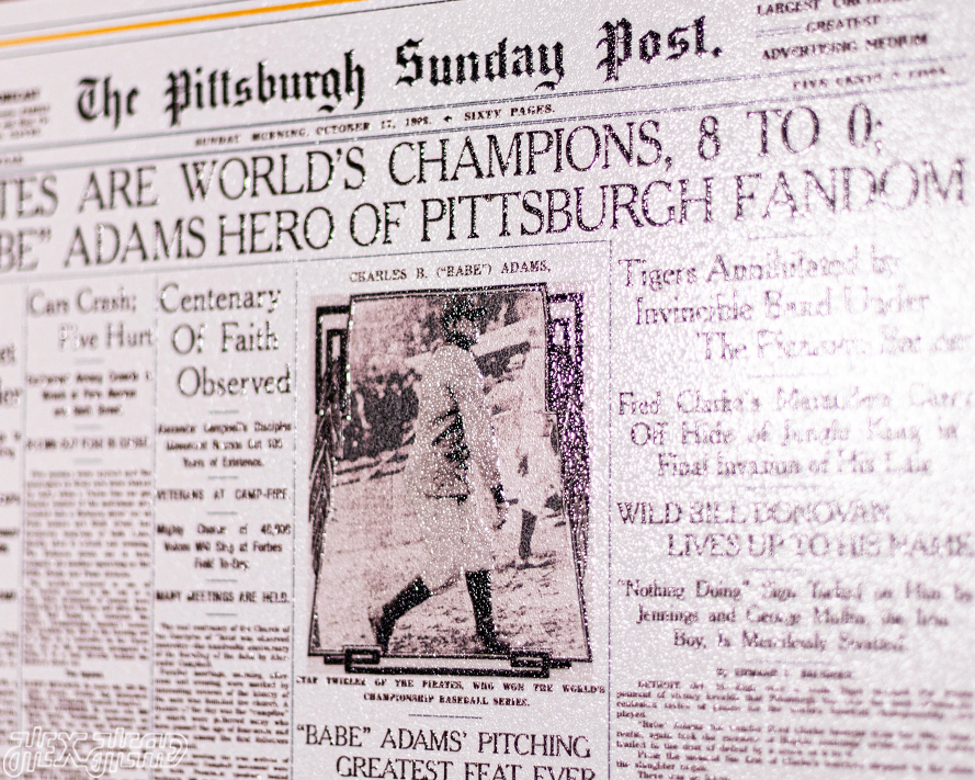 Pittsburgh Sunday Post Pirates 1909 WORLD SERIES Front Page - OCT 17, 1909