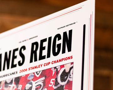 2006 Stanley Cup Front Page - JUNE 21, 2006 Metal Wall Art