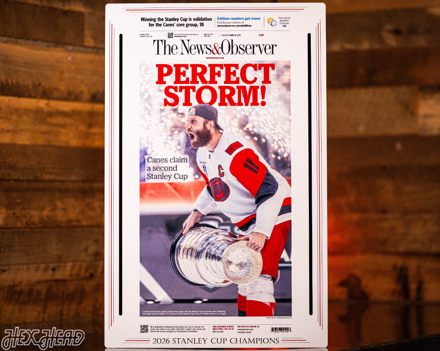 2026 Stanley Cup Front Page - JUNE 16, 2026 Metal Wall Art