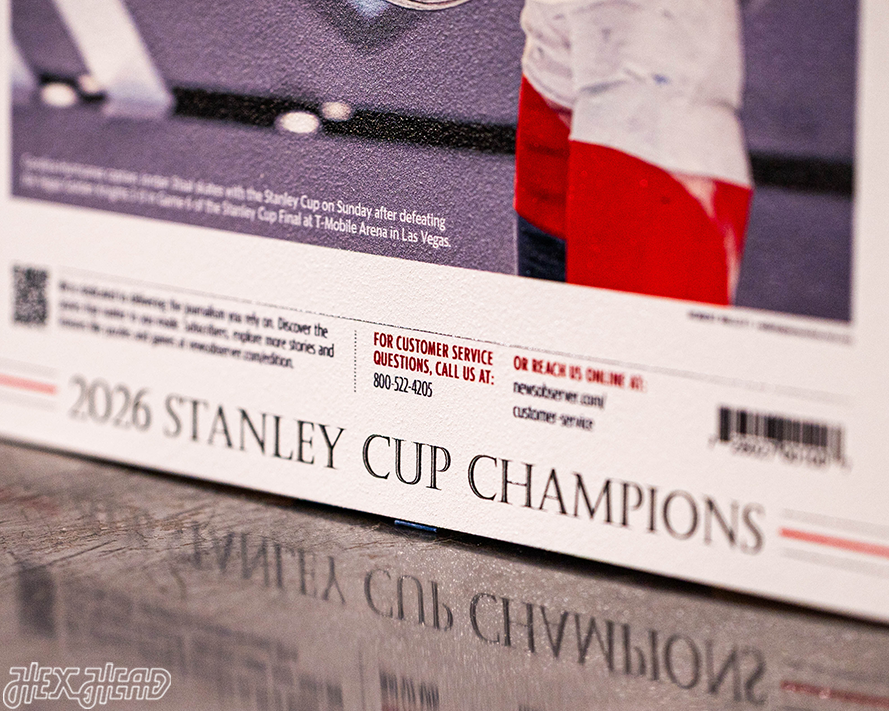 2026 Stanley Cup Front Page - JUNE 16, 2026 Metal Wall Art